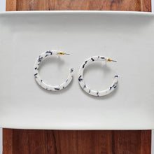 Load image into Gallery viewer, Camy Hoops - Marble
