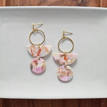 Load image into Gallery viewer, Wren Earrrings - Peachy Pink
