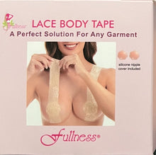 Cargar imagen en el visor de la galería, Body Tape lace with silicone nipple boobs tape
