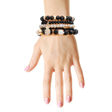 Load image into Gallery viewer, Black Pineapple Charm Bracelets
