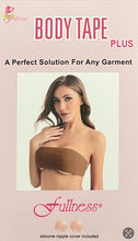 Cargar imagen en el visor de la galería, Plus size body tape with silicone nipple cover
