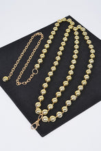 Cargar imagen en el visor de la galería, Layered Metallic CCB Beads Iconic Chain Belt
