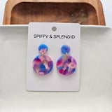 Addy Earrings - Cotton Candy