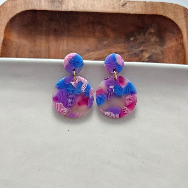 Addy Earrings - Cotton Candy