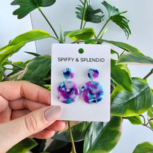 Load image into Gallery viewer, Addy Earrings - Purple Party
