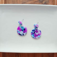 Load image into Gallery viewer, Addy Earrings - Purple Party
