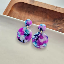 Load image into Gallery viewer, Addy Earrings - Purple Party
