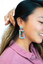 Load image into Gallery viewer, Avery Earrings - 80&#39;s Pastel
