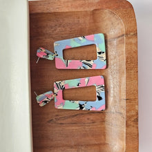 Load image into Gallery viewer, Avery Earrings - 80&#39;s Pastel
