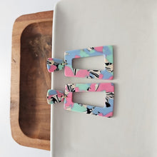 Load image into Gallery viewer, Avery Earrings - 80&#39;s Pastel
