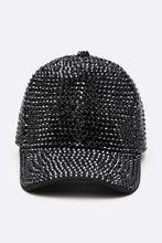 Cargar imagen en el visor de la galería, Full Stone Jet Black Iconic Baseball Cap
