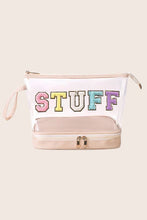 Cargar imagen en el visor de la galería, STUFF Make up Cosmetic Bag Travel Organizer Case
