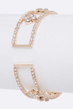 Cargar imagen en el visor de la galería, Rhinestone Iconic Open Cuff
