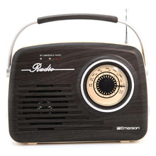 Cargar imagen en el visor de la galería, Emerson Portable Retro Radio with Battery
