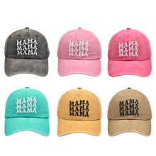Cargar imagen en el visor de la galería, Mama Mini Stacked Matching Mom Me Hats Caps
