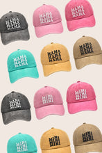 Cargar imagen en el visor de la galería, Mama Mini Stacked Matching Mom Me Hats Caps
