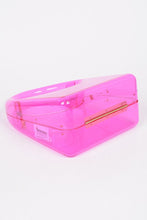 Cargar imagen en el visor de la galería, Acrylic Transparent Top Handle Molded Clutch Bag
