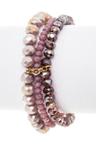 MIX BEADS STRETCH BRACELET SET