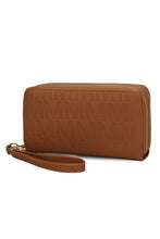 Load image into Gallery viewer, MKF Lisbette Embossed M Signature Wallet by Mia K
