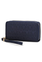Load image into Gallery viewer, MKF Lisbette Embossed M Signature Wallet by Mia K
