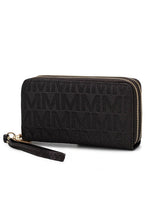 Load image into Gallery viewer, MKF Lisbette Embossed M Signature Wallet by Mia K
