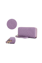 Cargar imagen en el visor de la galería, MKF Honey Genuine Leather Embossed Wallet by Mia K
