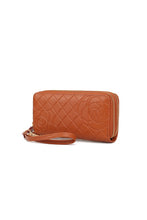 Load image into Gallery viewer, MKF Honey Genuine Leather Embossed Wallet by Mia K
