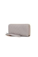 Cargar imagen en el visor de la galería, MKF Honey Genuine Leather Embossed Wallet by Mia K
