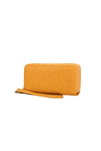 Cargar imagen en el visor de la galería, MKF Honey Genuine Leather Embossed Wallet by Mia K
