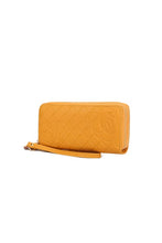 Load image into Gallery viewer, MKF Honey Genuine Leather Embossed Wallet by Mia K
