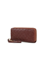 Load image into Gallery viewer, MKF Honey Genuine Leather Embossed Wallet by Mia K
