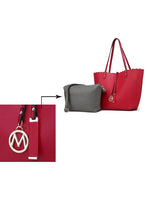 Load image into Gallery viewer, MKF Reversible Shopper Tote &amp; Crossbody by Mia K
