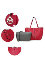 Load image into Gallery viewer, MKF Reversible Shopper Tote &amp; Crossbody by Mia K
