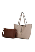 Load image into Gallery viewer, MKF Reversible Shopper Tote &amp; Crossbody by Mia K
