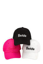 Cargar imagen en el visor de la galería, BADDIE Embroidery Cotton Cap
