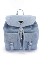 Cargar imagen en el visor de la galería, Denim Fashion Backpack
