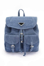 Cargar imagen en el visor de la galería, Denim Fashion Backpack
