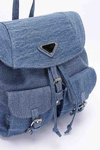 Cargar imagen en el visor de la galería, Denim Fashion Backpack
