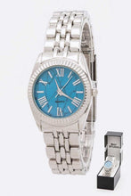 Cargar imagen en el visor de la galería, Quartz Movement Metal Bracelet Watch

