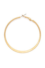 Cargar imagen en el visor de la galería, 60MM Textured Fashion Hoop Earrings
