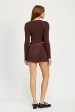 Load image into Gallery viewer, RIBBED KNIT MINI SKIRT
