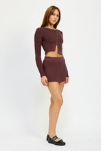 Load image into Gallery viewer, RIBBED KNIT MINI SKIRT
