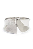 Mix Texture Iconic Hinged Bangle