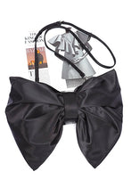 Load image into Gallery viewer, Oversize Satin Bow Convertible Clutch Swing Bag
