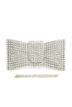 Cargar imagen en el visor de la galería, Rhinestone Bowtie Iconic Clutch Bag
