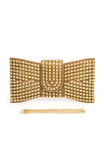 Cargar imagen en el visor de la galería, Rhinestone Bowtie Iconic Clutch Bag
