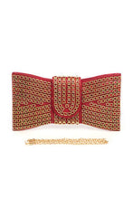 Cargar imagen en el visor de la galería, Rhinestone Bowtie Iconic Clutch Bag
