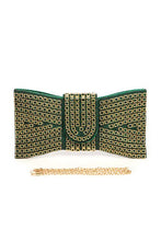 Cargar imagen en el visor de la galería, Rhinestone Bowtie Iconic Clutch Bag

