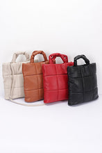 Cargar imagen en el visor de la galería, Quilted Soft Puffer Top Handle Swing Bag
