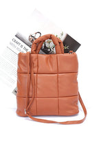 Cargar imagen en el visor de la galería, Quilted Soft Puffer Top Handle Swing Bag
